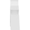 Ekena Millwork Vanguard Architectural Grade PVC Gable Bracket, 84"W x 14"H x 4"D x 4"F, 4/12 Pitch GBP084X14X0404VAN00 - alternate 3